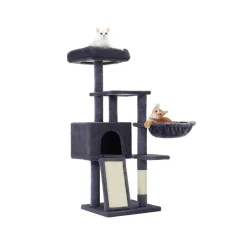 Best Sale SONGMICS Arbre à chat 135 cm gris foncé
