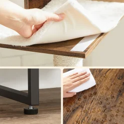 Sale SONGMICS Arbre à chat 114 cm rustique Marron Vintage