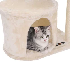 Fashion SONGMICS Arbre chat 57 cm beige