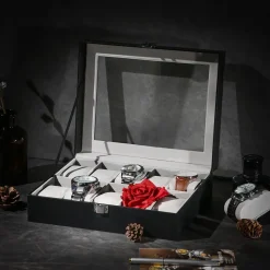 Store SONGMICS Armoire à bijoux blanc avec miroir