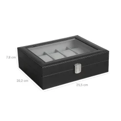 Store SONGMICS Armoire à bijoux blanc avec miroir