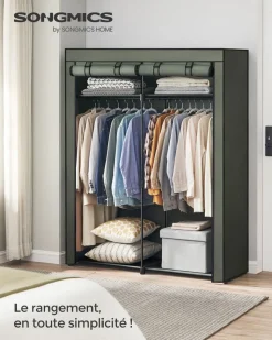 Store SONGMICS Armoire à bijoux LED intérieur Blanc