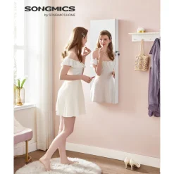 Flash Sale SONGMICS Armoire à bijoux murale blanc