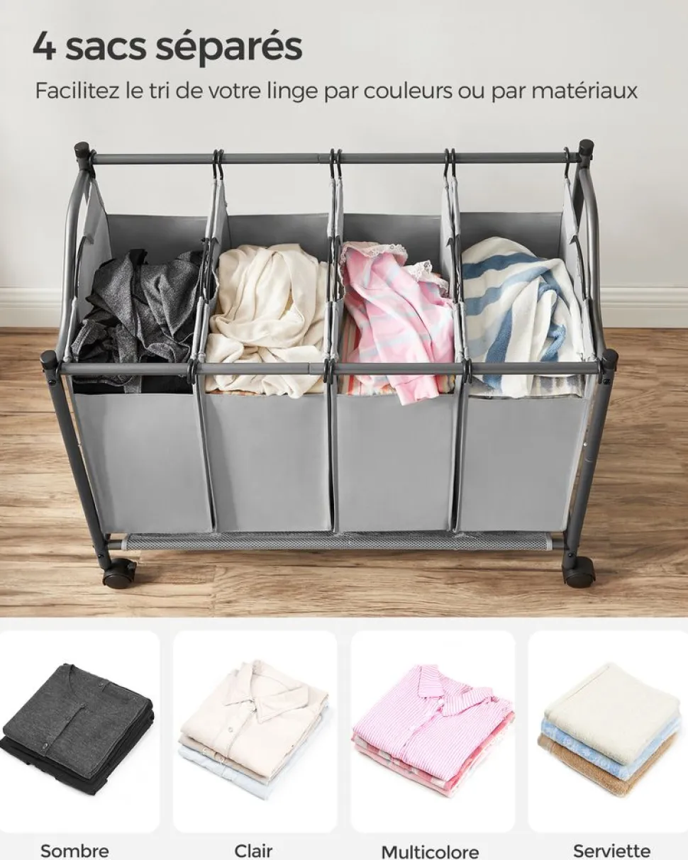 Shop SONGMICS Armoire à bijoux murale miroir