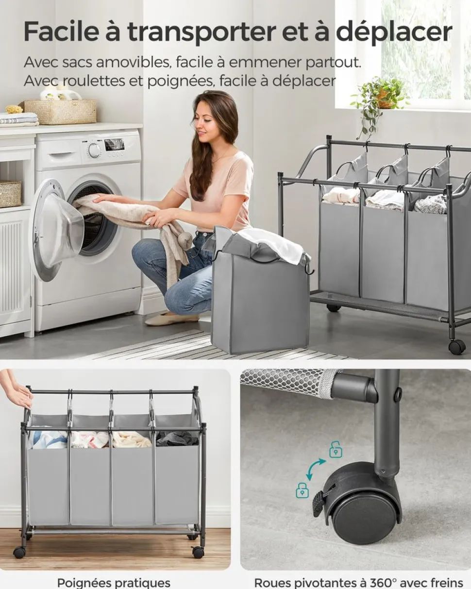 Shop SONGMICS Armoire à bijoux murale miroir