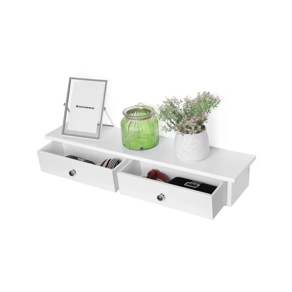 Hot SONGMICS Armoire à bijoux pivotante