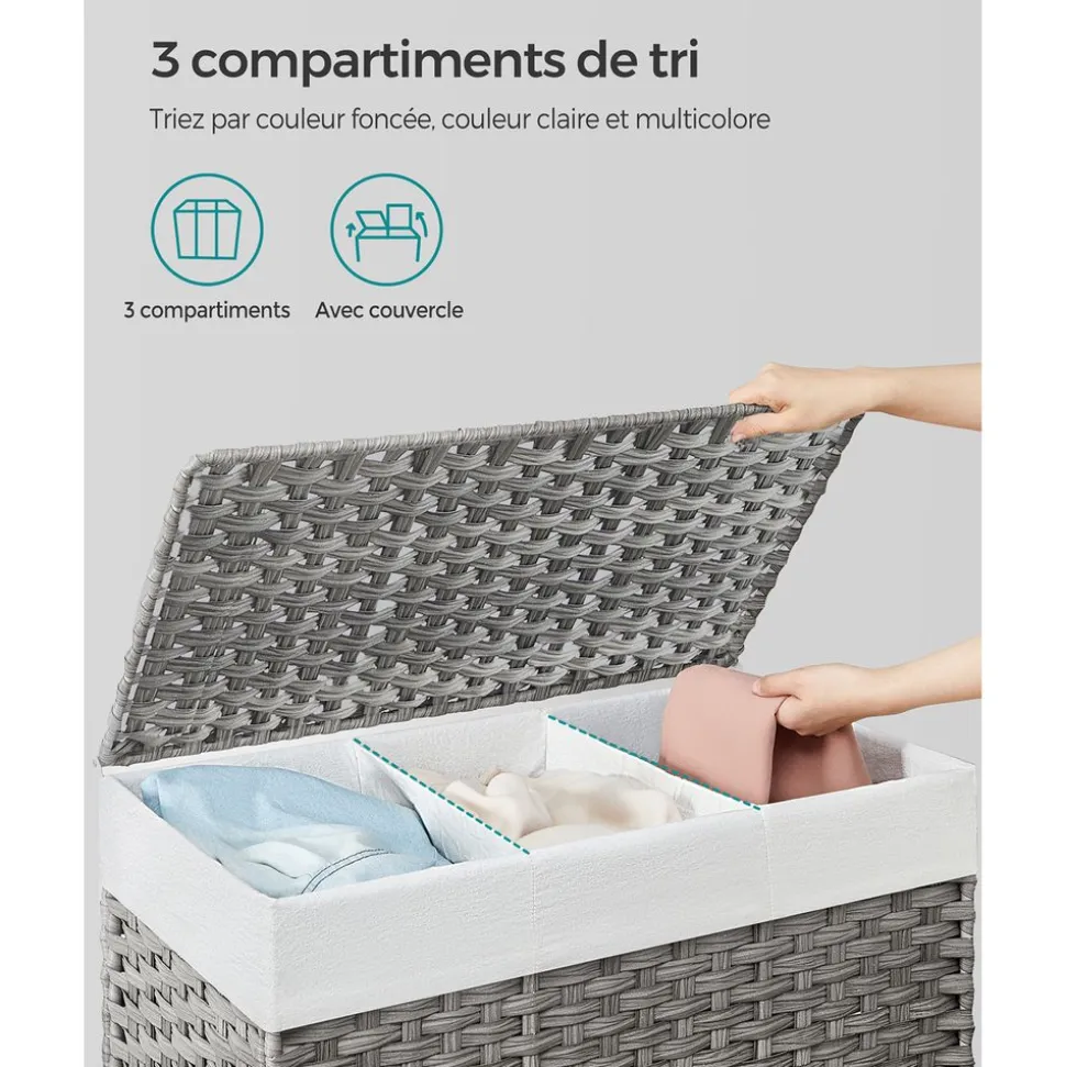 Fashion SONGMICS Armoire à bijoux XL Blanc