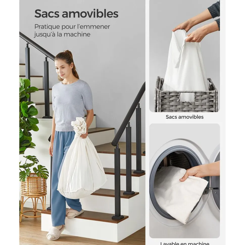 Fashion SONGMICS Armoire à bijoux XL Blanc