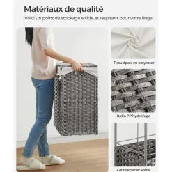 Fashion SONGMICS Armoire à bijoux XL Blanc