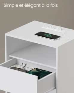 Best SONGMICS Armoire de rangement avec housse 45 x 127 x 176 cm gris