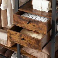 New SONGMICS Armoire industriel Noir