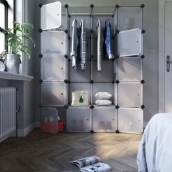 Fashion SONGMICS Armoire modulable XXL à motifs