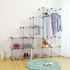 Fashion SONGMICS Armoire modulable XXL à motifs