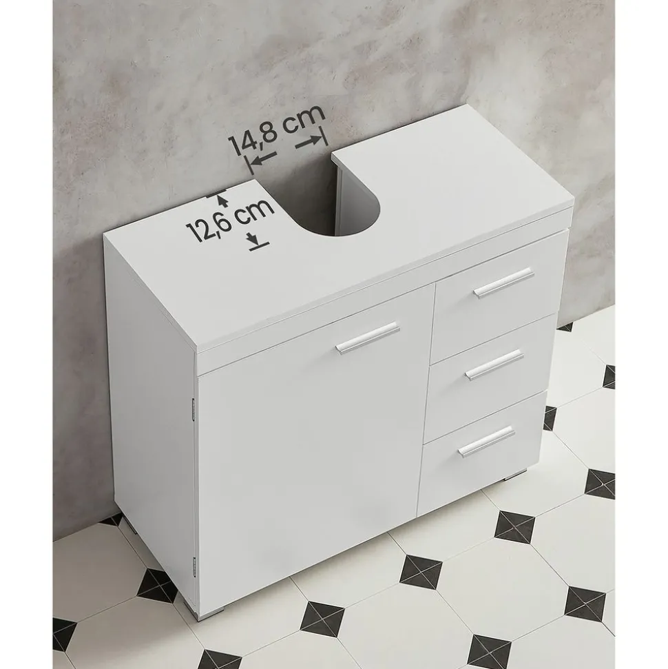 Outlet SONGMICS Armoire murale 2 miroirs