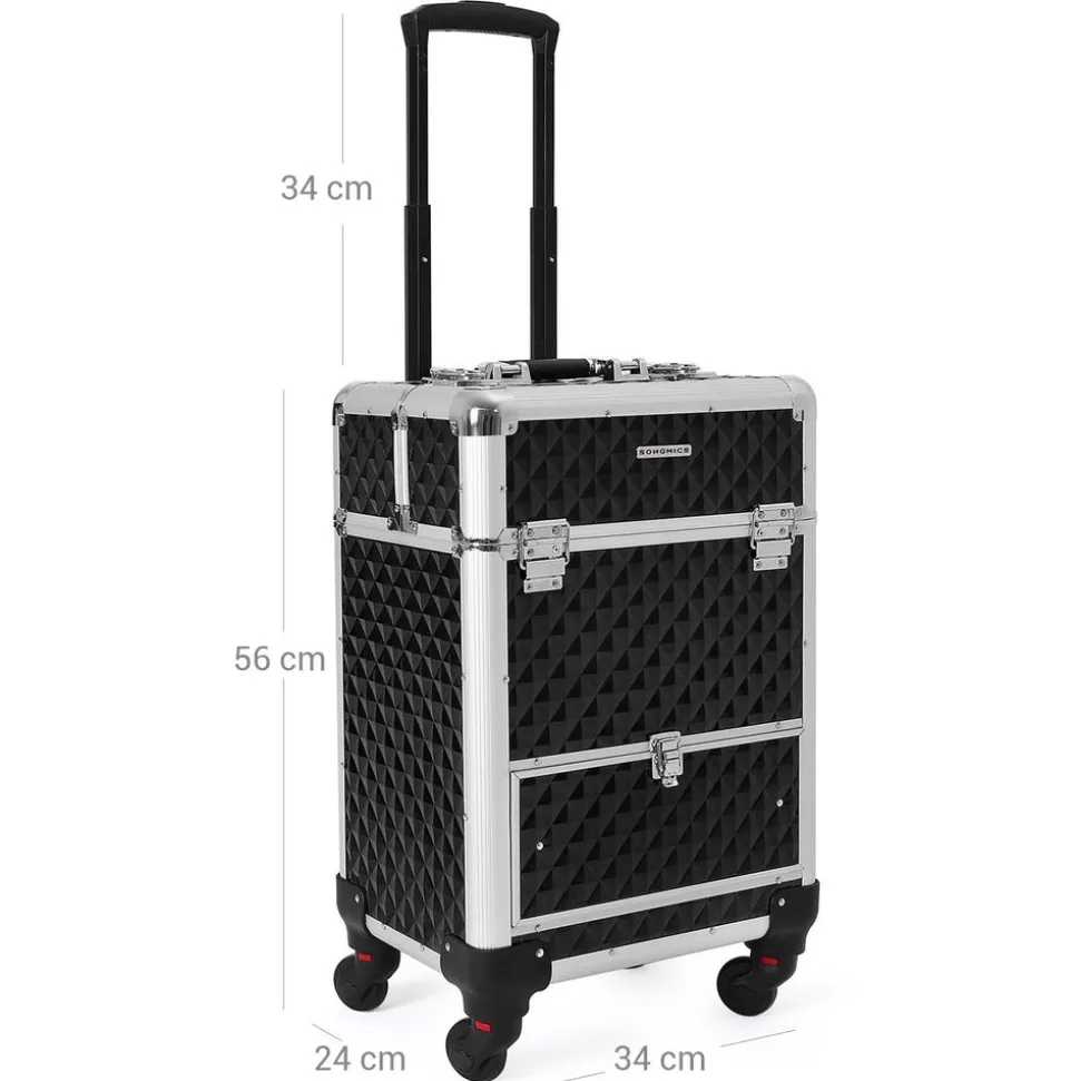 Clearance SONGMICS Armoire murale bois Blanc