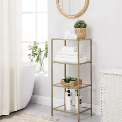 Clearance SONGMICS Armoire murale salle de bain Blanc