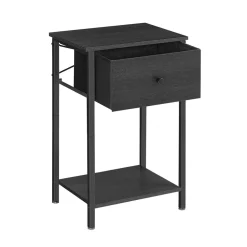 Shop SONGMICS Armoire ouvert noir