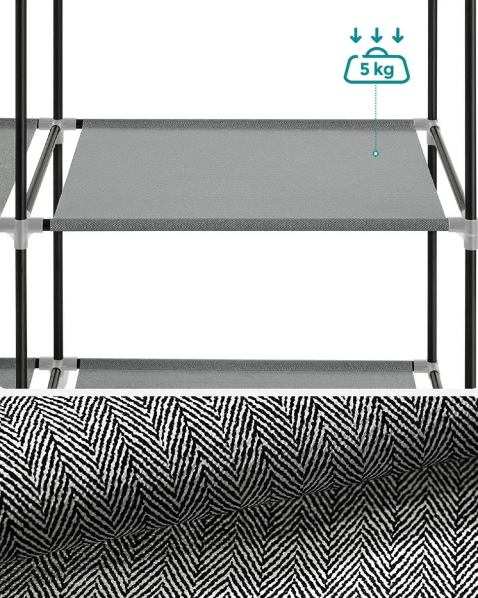 Online SONGMICS Armoire ouvert Noir