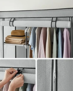 Online SONGMICS Armoire ouvert Noir