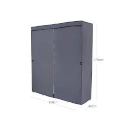 Shop SONGMICS Armoire tissu XXL Gris