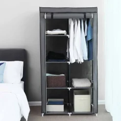 Best Sale SONGMICS Armoire toile 2 colonnes