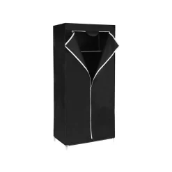New SONGMICS Armoire vêtements pliable noir