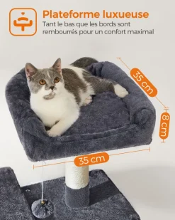 Flash Sale SONGMICS Bac à litière fermé beige