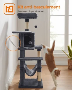 Flash Sale SONGMICS Bac à litière fermé beige