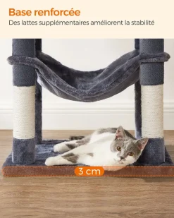 Flash Sale SONGMICS Bac à litière fermé beige