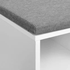 Clearance SONGMICS Banc à chaussures 6 cases Blanc