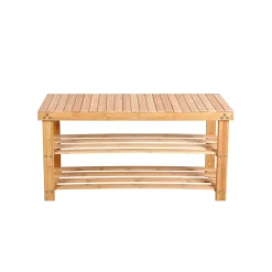 Flash Sale SONGMICS Banc à chaussures bambou Jaune