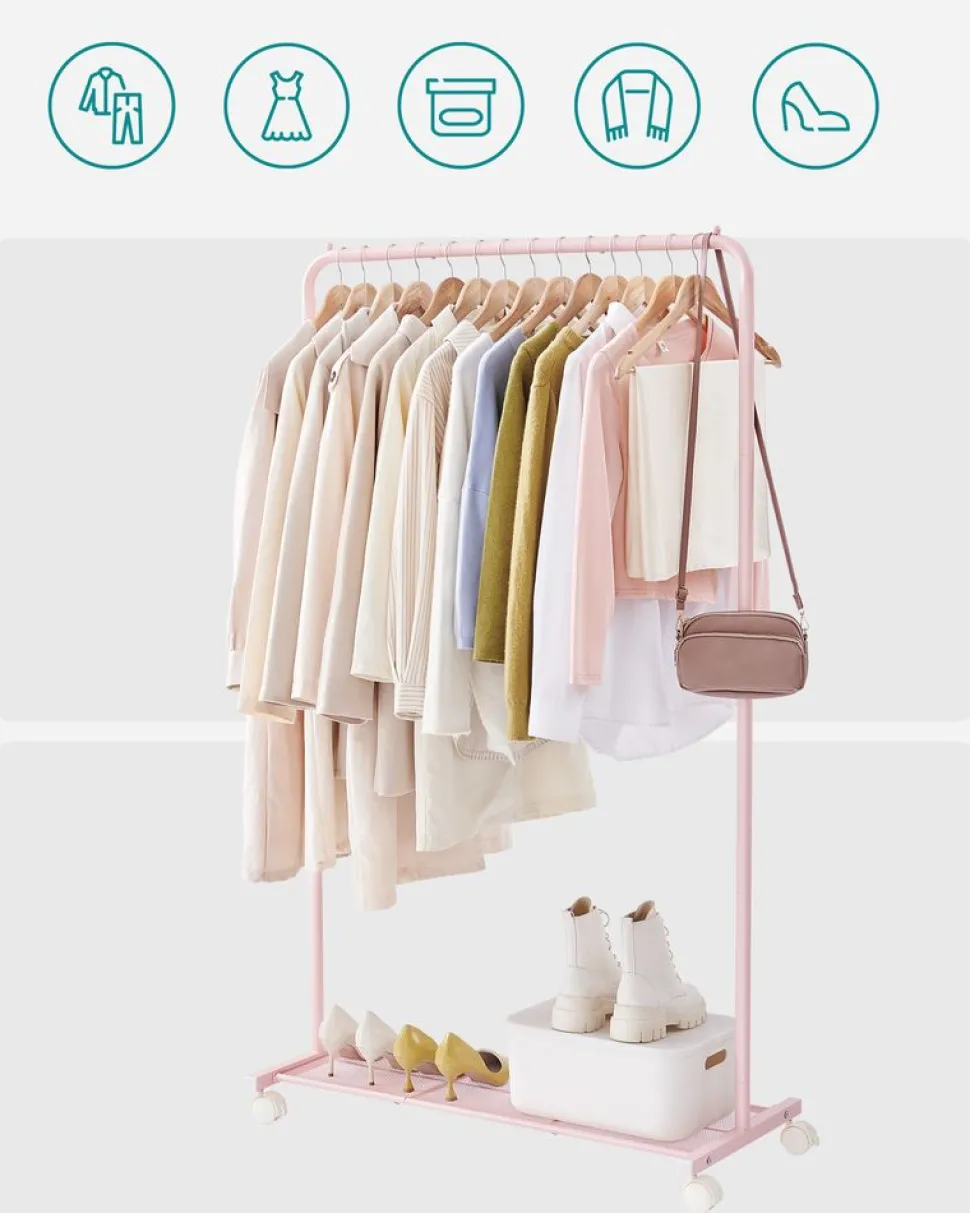 Cheap SONGMICS Banc à chaussures en bambou à 2 niveaux charge 150 kg 71 x 29 x 49 cm blanc et gris