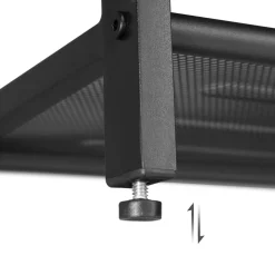 Outlet SONGMICS Banc à chaussures maille Brun Vintage Noir