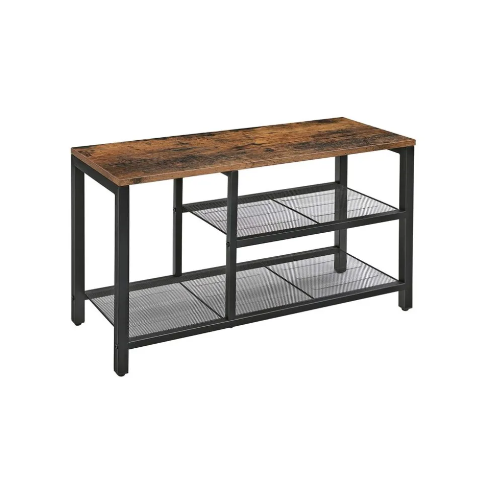 Store SONGMICS Banc à chaussures étagères