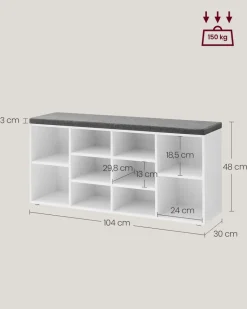 Shop SONGMICS Banc à chaussures XL