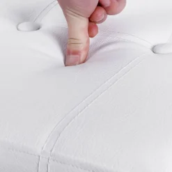 Cheap SONGMICS Banc de rangement 150L blanc