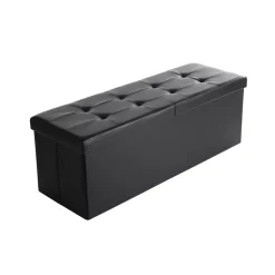 Best Sale SONGMICS Banc de rangement 120L noir