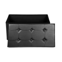 Store SONGMICS Banc de rangement 80L noir