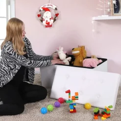 Store SONGMICS Banc de rangement 80L noir