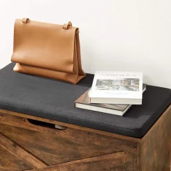 Hot SONGMICS Banc façon grange Marron Vintage