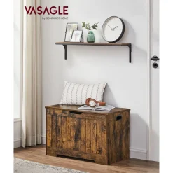 Clearance SONGMICS Banc rangement 120L Gris Foncé