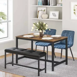 Outlet SONGMICS Banc rembourré noir