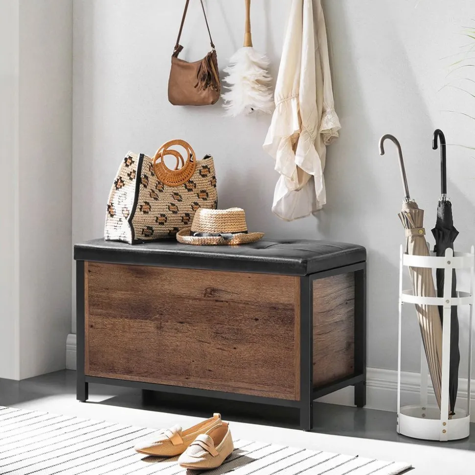 Clearance SONGMICS Banquette marron noisette