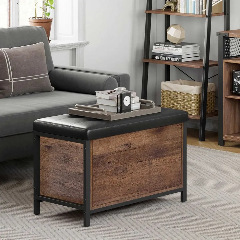 Clearance SONGMICS Banquette marron noisette