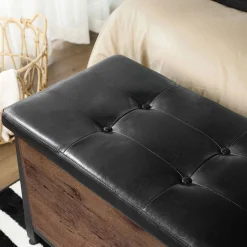 Clearance SONGMICS Banquette marron noisette