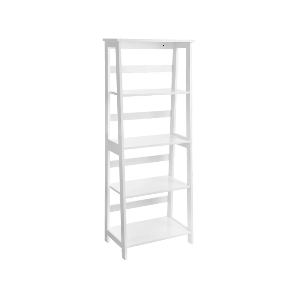 Cheap SONGMICS Bibliothèque à 5 niveaux Marron Rustique