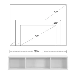Shop SONGMICS Bibliothèque à 3 niveaux 80 x 24 x 93 cm blanc