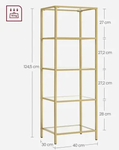 Store SONGMICS Bibliothèque à 6 niveaux porte imitation rotin noir boisé et noir mat