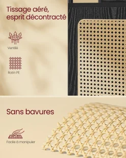 Outlet SONGMICS Bibliothèque à 4 niveaux tournante noir d'encre