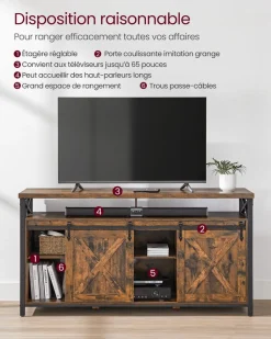 Best SONGMICS Bibliothèque 6 cases blanc